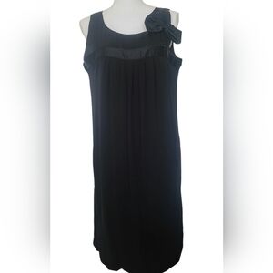 Eliza J Black Embellished Sheath Midi Dress